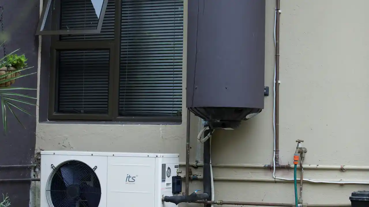 Residential water heater, the kind of tank we help with for water heater leak repair in La Mirada