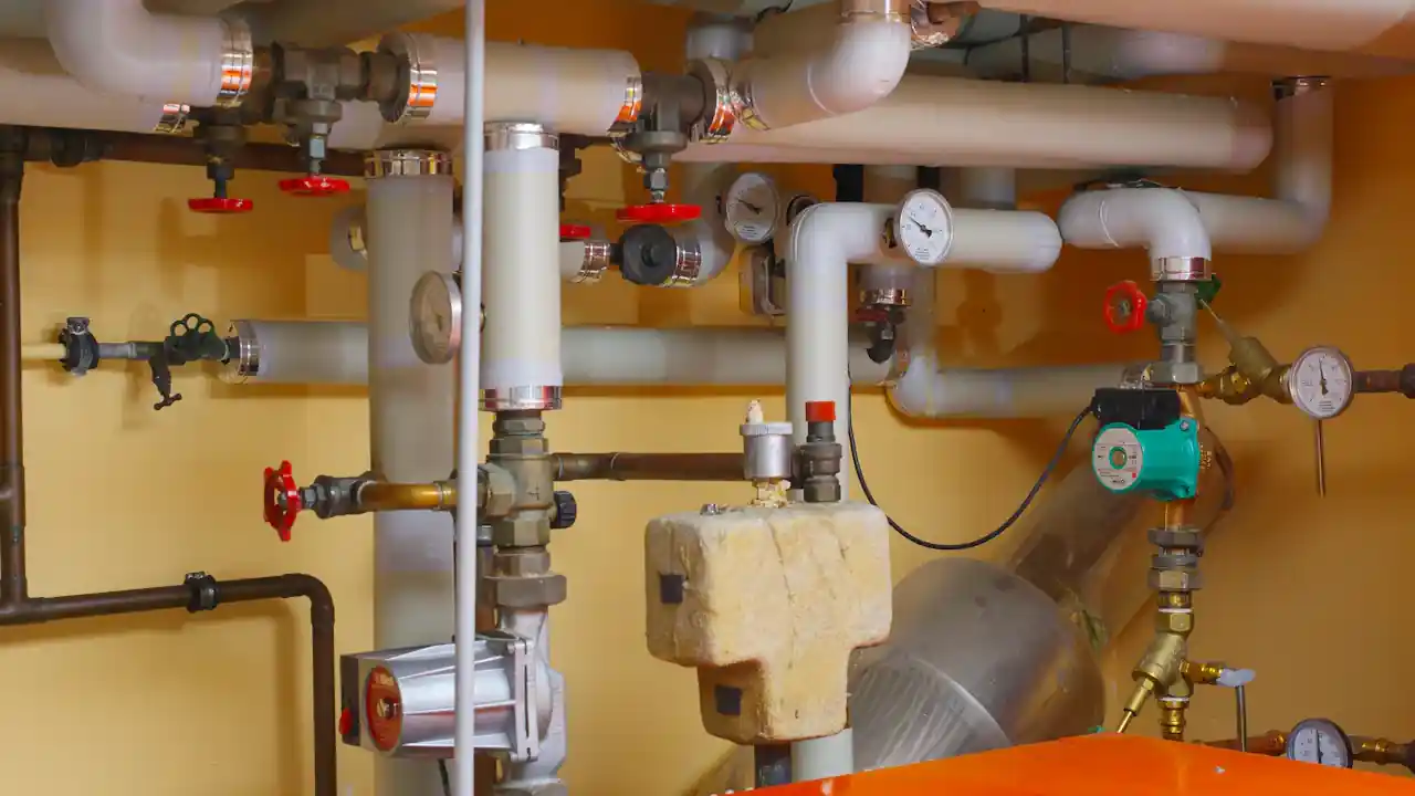 Water supply pipes and valves